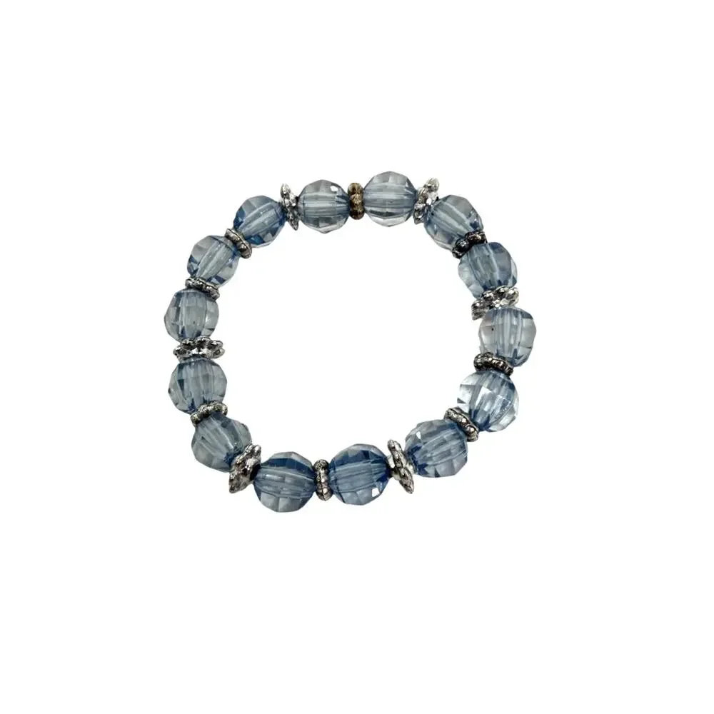 Geneva Translucent Blue Statement Watch + Bracelet Bundle ✨💙